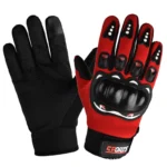 Happyrun Full-Finger Shockproof E-Bike Riding Gloves with Touchscreen Fingertips - Image 2