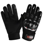 Happyrun Full-Finger Shockproof E-Bike Riding Gloves with Touchscreen Fingertips - Image 3