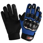 Happyrun Full-Finger Shockproof E-Bike Riding Gloves with Touchscreen Fingertips