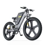 Coswheel T26 26" Fat Tire Electric Mountain Bike – 1500W Peak Dual Suspension Off-Road Cruiser
