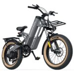 Coswheel M20 20" Step-Through Fat Tire E-Bike – 1000W Peak Adjustable Moped Cruiser - Image 6
