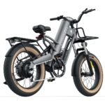 Coswheel M20 20" Step-Through Fat Tire E-Bike – 1000W Peak Adjustable Moped Cruiser - Image 8