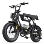 Coswheel Y16 16" Compact Fat Tire Electric Bike – 1000W Peak Moped Style Cruiser - Image 2