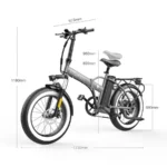 Coswheel F1 20" Folding Fat Tire Electric Bike – Compact Urban Commute - Image 6