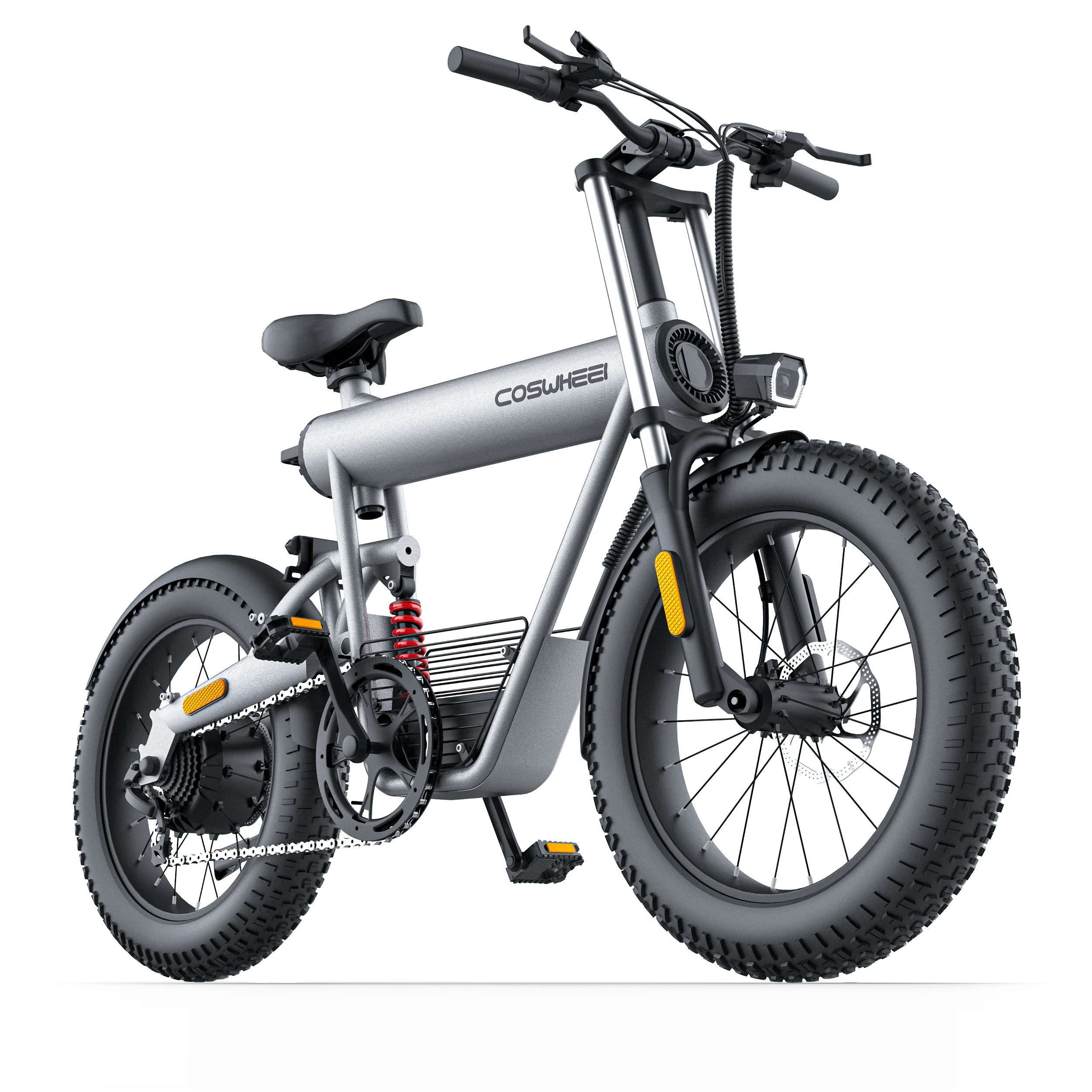 2-2 Coswheel T20 20" Fat Tire Electric Bike – Award-Winning Retro Cruiser (500W / 20Ah) - Image 1