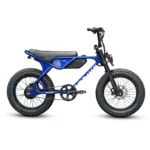 Throne Cycles Spyder 500W Electric Urban Bike – Blue Naval Fat Tire