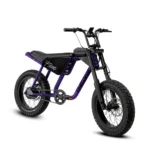 Official Throne Cycles Rhino E-Bike – Grape Soda Premium Fat Tire Moped