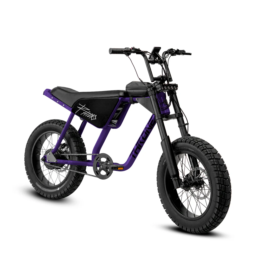 PurpleRhix1_1 Official Throne Cycles Rhino E-Bike – Grape Soda Premium Fat Tire Moped - Image 1
