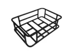 Official Jasion Ebike Rear Basket – Heavy-Duty Matte Black Cargo Rack Box