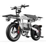 Coswheel T16 16" Compact Fat Tire Utility E-Bike – 1000W Peak Heavy Duty Cargo Commuter - Image 2