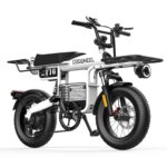Coswheel T16 16" Compact Fat Tire Utility E-Bike – 1000W Peak Heavy Duty Cargo Commuter