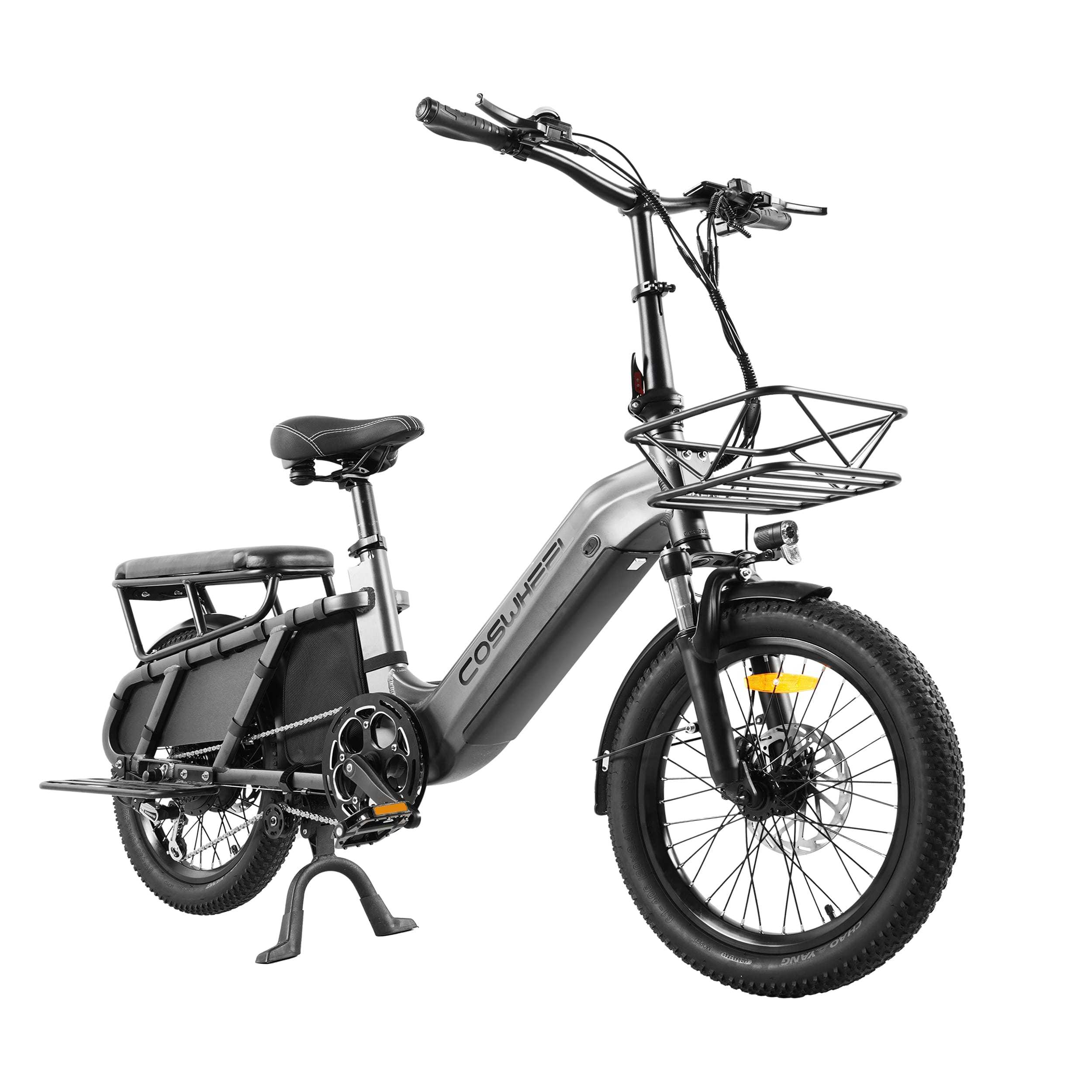 Y20L-MAIN-02 Coswheel HQ20 20" Step-Through Folding Cargo E-Bike – 1300W Peak Torque Sensor Utility Cruiser - Image 1
