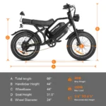 Happyrun Tank G70 1000W Dual Battery Electric Cargo Bike – Specs - Image 11